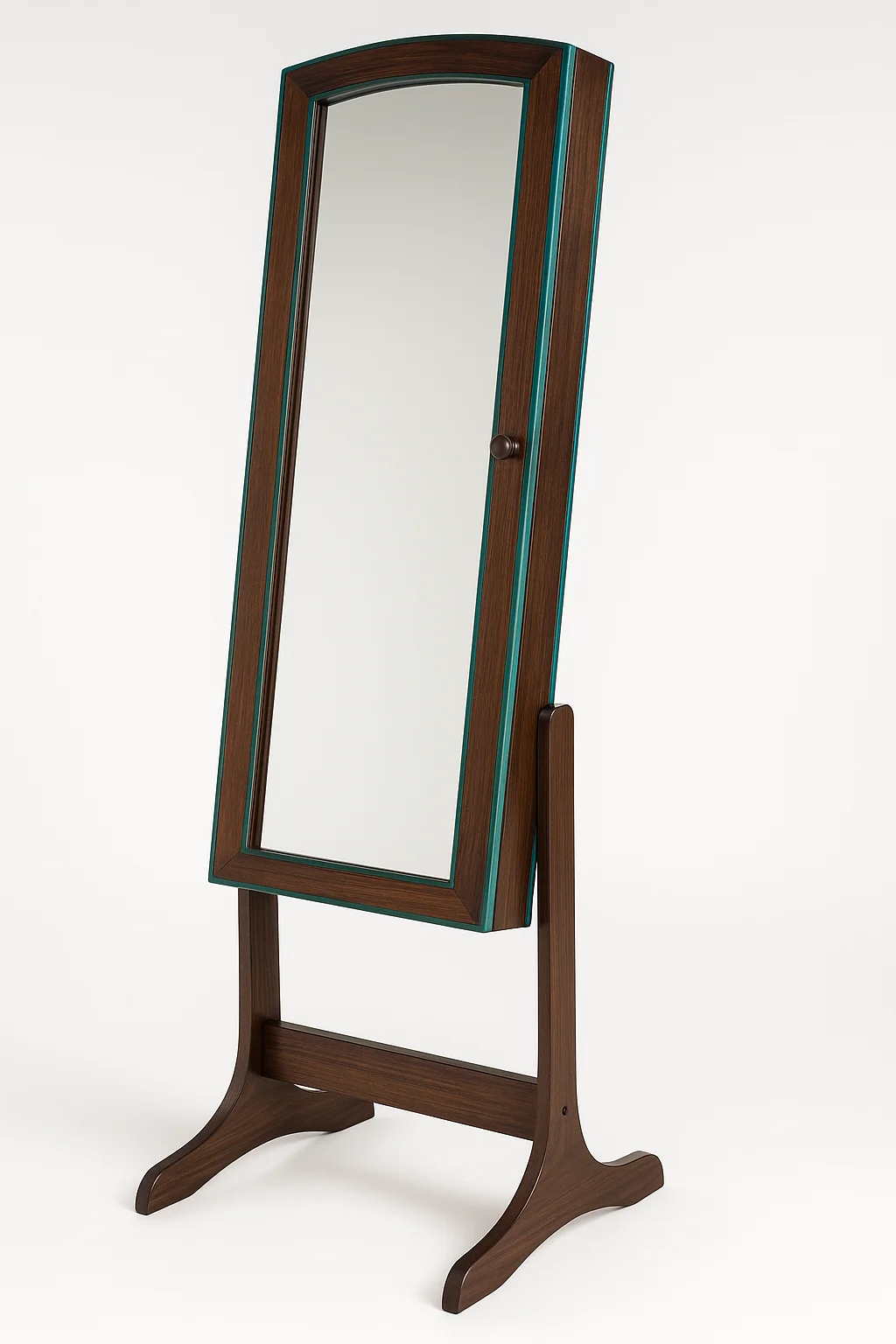 Circular Accented Mirror